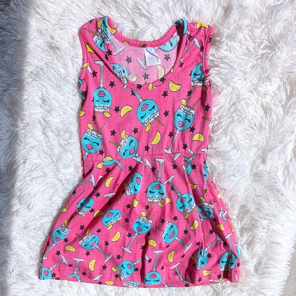 Summer-Ready Baby Dresses – Quirky Fun Character Print with Sleeveless Dress 3T
